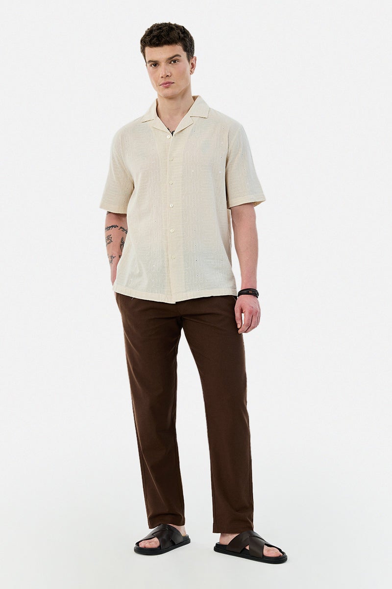 SNITCH Linen Blend Baggy Trousers - Image 2